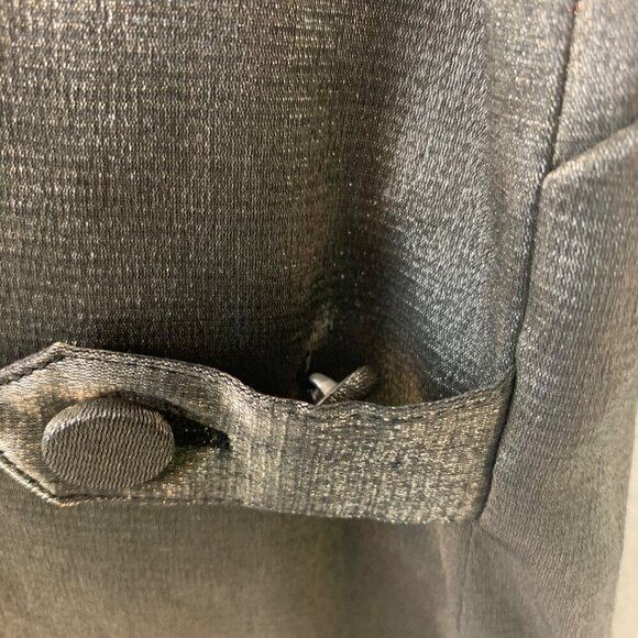 Guess Metallic Shift Dress Vintage USA Made Club Wear Party Disco Sleeveless SM - Picture 3 of 9